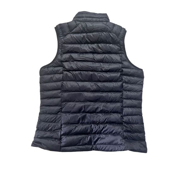 Patagonia Women's Black High Neck Quilted Down Sweater Puffer Vest Large NWT - Picture 2 of 7